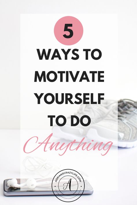 5 Ways to Motivate Yourself to Do ANYTHING. I share some simple tips I've picked up over the years to motivate myself. #motivation #helpforbusymoms #motivationtips #weightloss #fitness #getoutofdebt #newyearsresolutions #simplechanges Ways To Motivate Yourself, Motivate Myself, Organizing Products, Lifestyle Hacks, Pay Off Debt, Lifestyle Change, Organized Mom, Organized Life, The Hardest Part