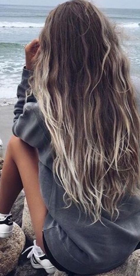 The Ocean, Her Hair, A Girl, Long Hair, A Woman, Hair