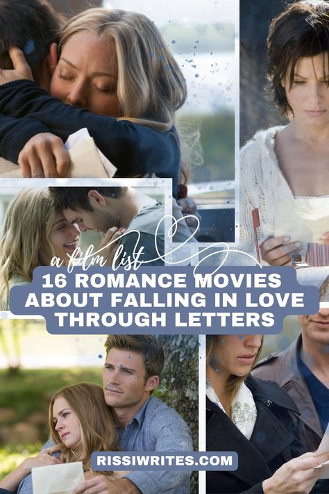 16 ROMANCE MOVIES ABOUT FALLING IN LOVE THROUGH LETTERS. Text © Rissi JC #RomanceMovies #Movies #MovieList #LoveLetters #LoveLetter Romance Drama Movies, Movies About Love, The Choice Movie, Jj Field, Love Letter To Her, Forever My Girl, A Cinderella Story, Women Writing, Thriller Movies