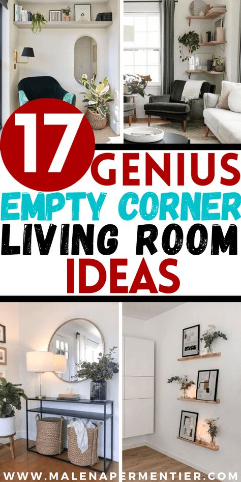 17 Empty Corner Living Room Decorating Ideas To Elevate Your Space Corner Living Room Decorating Ideas, Creative Accent Wall Ideas, Living Room Empty, Corner Decorating Ideas, Creative Accent Wall, Corner Living Room, Dining Room Corner, Farm Hacks, Trunk Or Treat Ideas