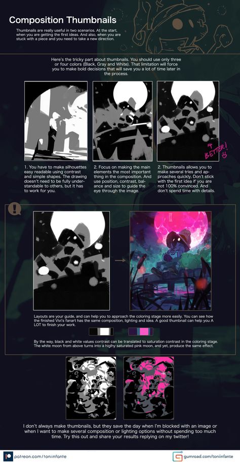 Background Composition Tutorial, Awanqi Tutorial, Environment Concept Art Tutorial, Color Tutorial Digital, Csp Tips, Perspective Composition, Concept Art Tutorial, Art Advice, Coloring Tutorial