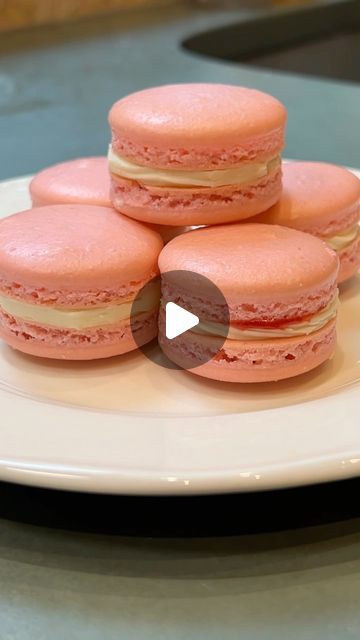 Matthew Merril on Instagram: "There’s a lot of talk on the internet about how hard it is to make French macarons but I don’t really buy it. I think the first few times you make the cookies, the technique is tough to nail but with some patience and hard work you can make them at home. 

Be sure to slam your baking sheet on the counter to get rid of air bubbles and let them rest for 30 minutes before baking 

#baking #bake #bakery #pastry #pastrychef #cookies #cookie #cookierecipe #homecook #macarons #french #frenchmacarons #macaron #macaronstagram #macaronshells #easyrecipe #recipe #recipevideo #dessert #foodnetwork #cooking #cookingvideo #cookingrecipe #dessert #desserts #dessertvideo #dessertrecipe #bakingrecipes #foodies #foodie #pastrychef #cheflife" How To Make A Dessert, Macroom Cookies, Cakes With Macarons, Matthew Merril, Cookie Macarons, Easy French Macaron Recipe, Macaroons Cake, Easy Macaroons Recipe, How To Make Macaroons