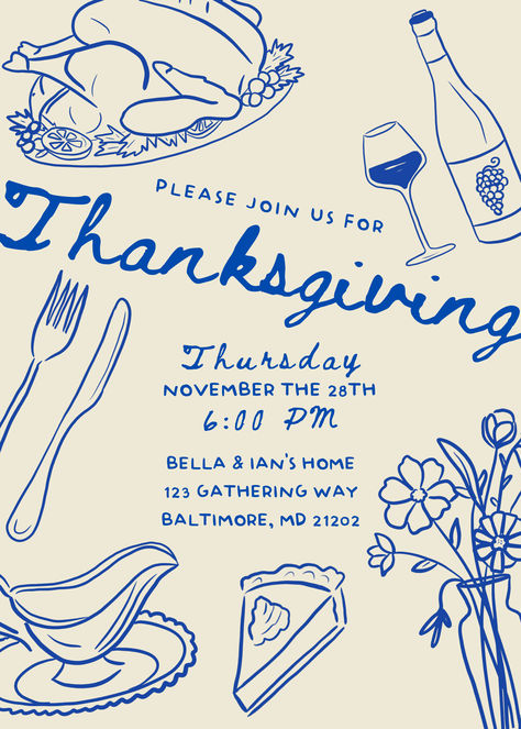 ETSY instant download Thanksgiving Friendsgiving Dinner Invitation Digital Template Canva FREE MENU Friendsgiving Invitation Ideas, Thanksgiving Menu Design, Friendsgiving Aesthetic, Friendsgiving Dinner Party Decor, Friendsgiving Invitations, Friendsgiving Dinner Invitation, Sketches Inspiration, Friendsgiving Menu, Thanksgiving Tables