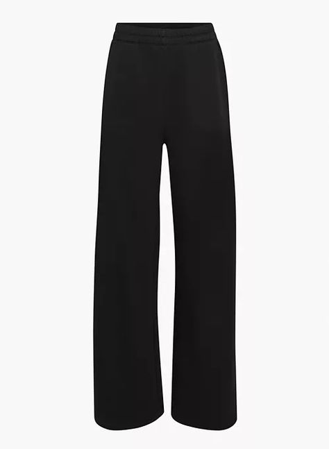 ENERGIA SWEATPANT - High-rise wide-leg sweatpants Black Straight Leg Sweatpants, Sweatpants Aritzia, Aritzia Sweatpants, Cargo Sweatpants, Black Sweats, Sweatpants Outfit, Comfortable Clothes, Xmas List, Sweatsuit Set