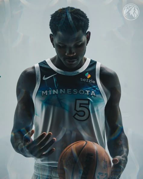 Minnesota Timberwolves | these are coooooold. 🥶 | Instagram Nba Pics, Basketball Pics, Frozen Pattern, Nba Uniforms, Minnesota Winter, Chief Marketing Officer, Basketball Is Life, Anthony Edwards, Nba Pictures