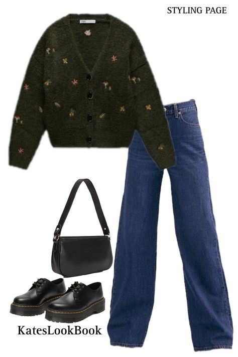 Grandpa Outfit Aesthetic, Grandpa Core Outfits, Fall Hippie Outfits, Halloween Aesthetic Outfits, Witch Core Outfits, Cardigan Outfit Aesthetic, Cardigan Outfit Ideas, Grandpa Outfit, Girls Rockstar