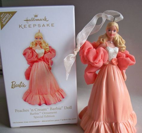 Barbie Hallmark Ornaments, Hallmark Barbie Ornaments, Barbie Merch, Barbie Christmas Tree, Barbie Ornaments, Doll Christmas Tree, Barbie Christmas Ornaments, Pink Christmas Wreath, Barbie Christmas