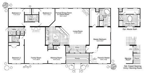 Triple Wide Modular Homes, Triple Wide Mobile Homes, Modern Mobile Homes, Mobile Living, Underground Bunker, Expensive Houses, Mobile Homes, Manufactured Home, She Shed