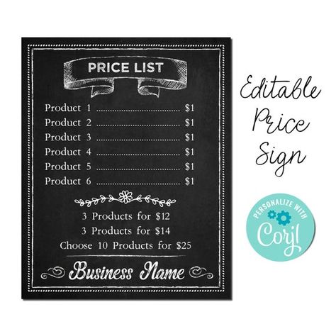 Price Signs Display Ideas, Cookie Displays, Tumbler Business, Chapstick Labels, Evergreen Candle, Farmers Market Display, Coffee Market, Small Business Signs, Price Signs