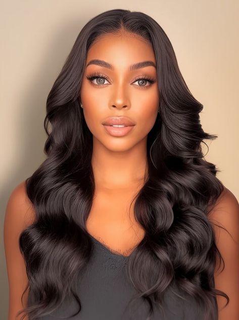 Discover the beauty of bouncy curls with our curly hair bundles. Made with 100% human hair for a natural, flawless finish. Human Wigs Black Women, Glueless Wigs For Black Women, Best Wigs For Black Women, Weave Sew In, Makeup Inspo For Prom, Long Wig Styles, Wigs Styles For Black Women, Body Wave Sew In, Beach Waves Wedding Hair