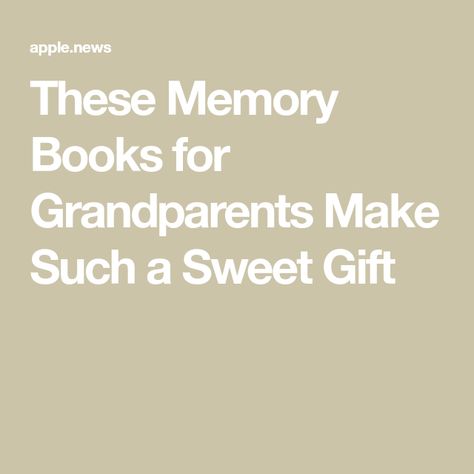 These Memory Books for Grandparents Make Such a Sweet Gift Grandma Photos, Brag Book, Book Letters, Ree Drummond, Family Books, Memory Scrapbook, The Pioneer Woman, Memories Quotes, About Family