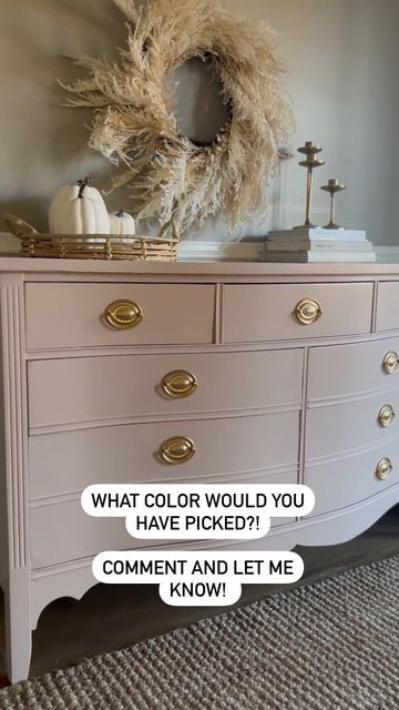 Pink Antique Dresser, Feminine Furniture, Antique Dresser Makeover, Dresser Flips, Pink Dresser, Pink Furniture, Furniture Flipping, Furniture Flips, Art Painting Tools