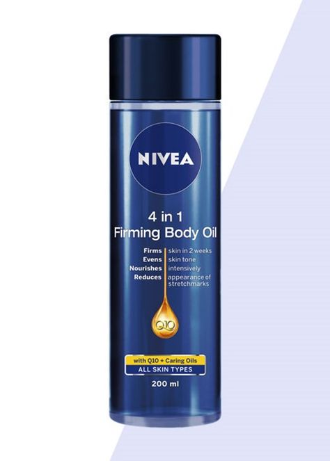 Beauty Crew Review: Nivea 4 In 1 Firming Body Oil » BEAUTY/crew Nivea Body Oil, Body Care Routine, Skin Care Kit, Skin Tips, Oils For Skin, Even Skin Tone, Skin Firming, Skin Care Tools, 4 In 1