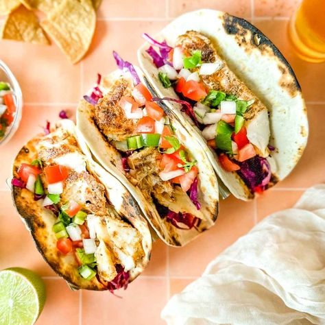 blackening seasoning Cod Tacos, Blackened Cod, Recipes Tacos, Blackening Seasoning, Blackening Spice, Raw Cabbage, Blackened Seasoning, Fish Tacos Recipe, Cod Recipes