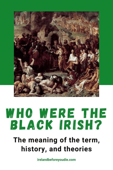 While the term “Black Irish” has been in circulation for centuries, you’re bound to ask your colleague or friend its meaning, and they’re likely to draw a blank.So, to put the record straight, find out below about the “Black Irish,” where the term comes from, and who exactly it is referring to. #BlackIrish #Irishhistory #Irishheritage Black Irish Women, Irish Curse, Irish History Facts, Dark Irish, Black Irish, Best Of Ireland, Irish Ancestry, Irish Country, Irish Genealogy