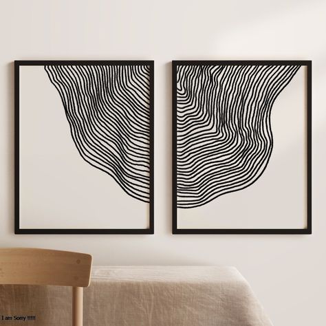 "Create a sleek and modern bedroom with these minimalist home decor ideas. Embrace clean lines, neutral colors, and simple accent Luxury Bookcase, Black And White Minimalist Art, White Minimalist Art, Minimalist Art Abstract, White Living Room Decor, Black And White Living Room, Black And White Minimalist, Colorful Art Prints, White Wall Decor