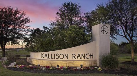 Kallison Ranch  community image Neighborhood Signage, Subdivision Entrance, Neighborhood Signs, Property Gates, Monument Signage, Urban Spaces Design, Entrance Signs, Entrance Signage, Perry Homes