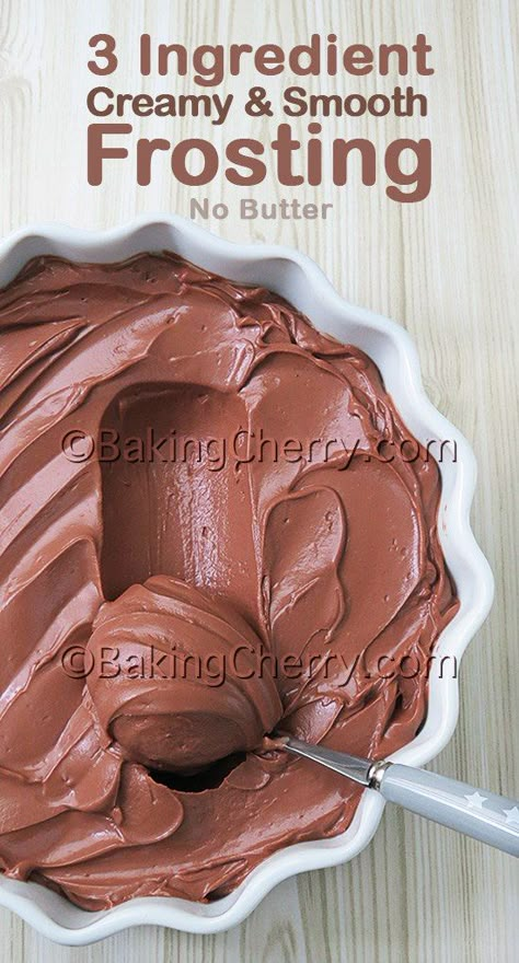 No Cook Chocolate Frosting, Chocolate Chips And Cream Cheese Recipes, Icing With Chocolate Chips, Choc Cream Cheese Frosting, Chocolate Icing No Butter, No Butter Icing Recipes, 2 Ingredient Chocolate Frosting, Creamy Icing For Cake, Chocolate Cream Cheese Frosting No Butter