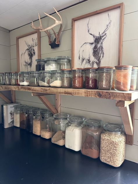 Mason jar kitchen decor