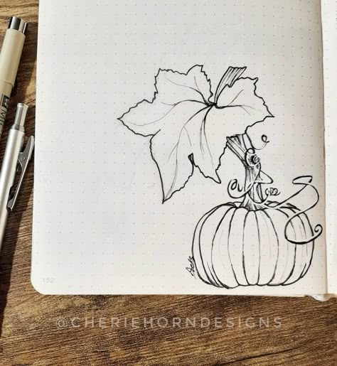 Autumn Sketch Ideas, Autumn Drawings Aesthetic, Autumn Sketches, Decorate Journal, Fall Sketches, Easy Halloween Drawings, Fall Doodles, Autumn Doodles, Bullet Journal Work