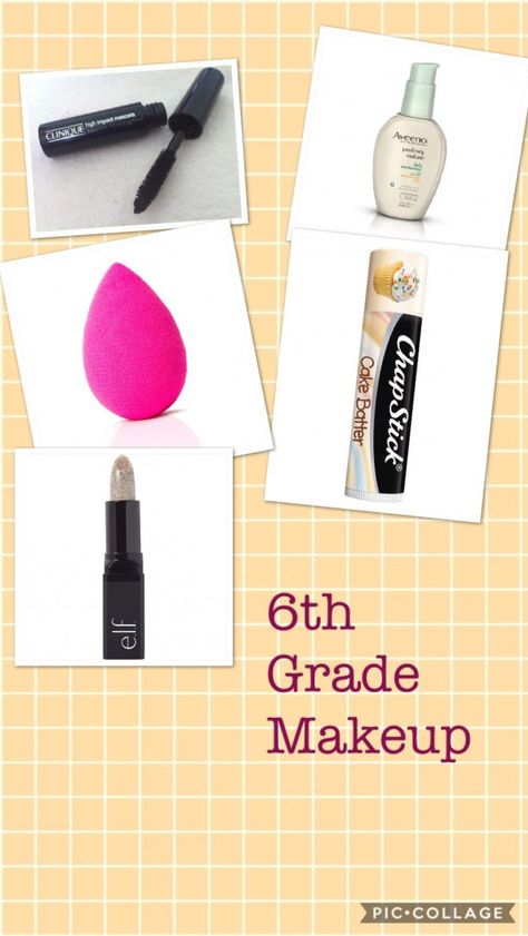 6th Grade Makeup Looks, Makeup For 6th Graders, 6th Grade Makeup, Easy School Makeup, Middle School Makeup, 8th Grade Outfits, Warm Eyeshadow Palette, Natural Eyeshadow Palette, School Emergency Kit