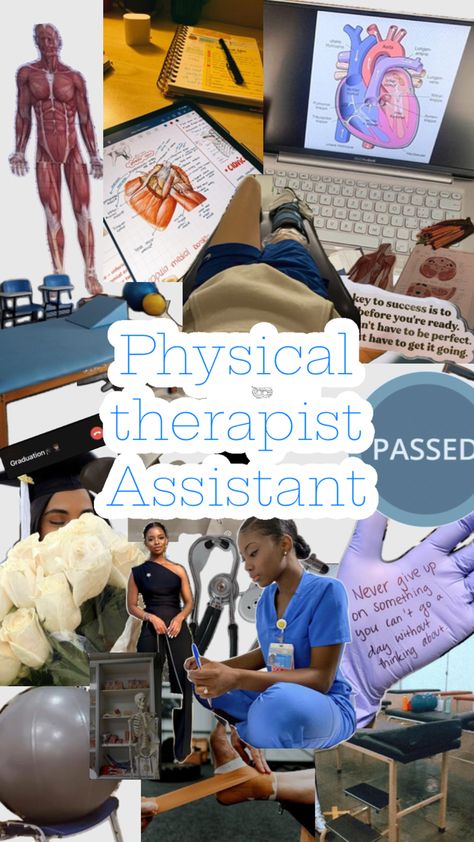 Physical therapy assistant physical therapy Physical Therapist Assistant, Physical Therapist, Never Give Up, Mood Board, Physics