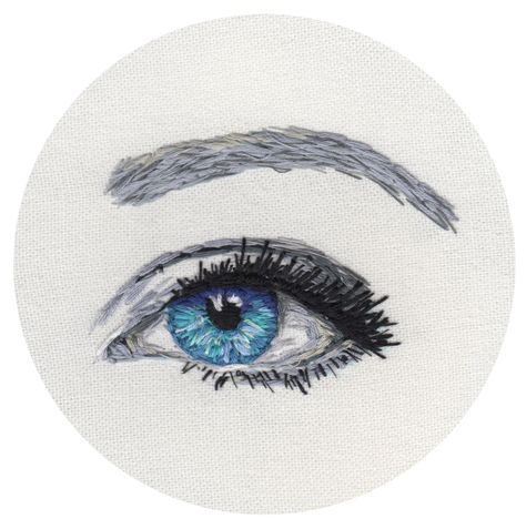 Awesome photorealistic embroidery! I love it when people understand the subject and the medium well enough to blend them this beautifully.  Hand stitched eye - Imgur Embroidery Software Free, Eye Embroidery, Portrait Embroidery, Embroidered Portrait, Thread Painting, Creative Embroidery, Adult Crafts, Embroidery Software, Doll Eyes