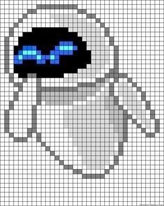 Disney Pixel Art, Grille Pixel Art, Modele Pixel Art, Images Disney, Easy Pixel Art, Pixel Art Templates, Pixel Drawing, Pixel Crochet, Pix Art