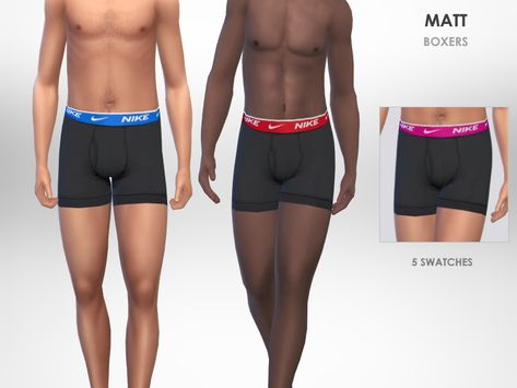 Sims 4 Psd Boxers Cc, Sims 4 Male Boxers Cc, Sims 4 Male Boxers, Sims 4 Boxers, Nike Boxers, Aesthetic Challenge, Psd Boxers, Boys Boxer Shorts, Sims Finds