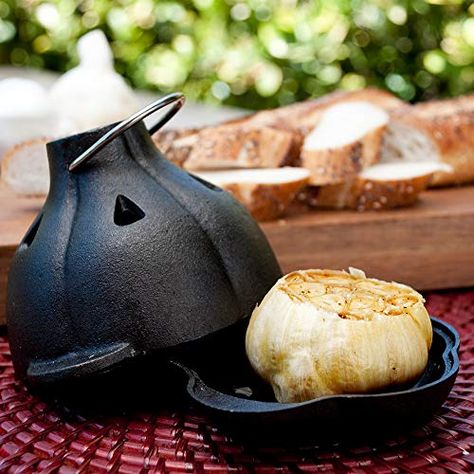 27 of the Best Grilling Gifts and BBQ Gift Ideas in 2021 Grilling Gadgets, Garlic Roaster, Bbq Guys, Bbq Gifts, Summer Cookouts, Garlic Bulb, Garlic Recipes, Bbq Tools, Grilling Tools