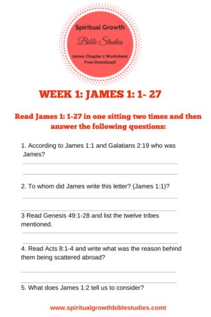 James-chapter 1 worksheet Bible Study James, Teen Bible Study, Womens Bible, Bible Study Worksheet, Bible Worksheets, Book Of James, Effective Prayer, Bible Study Topics, Bible Study Printables