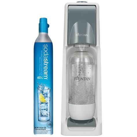 Arrives by tomorrow Buy SodaStream Fountain Home Soda Maker Kit at Walmart.com Soda Replacement, Soda Syrup, Soda Maker, Soda Makers, Soda Stream, Glass Carafe, Flavored Water, Sparkling Water, Lemon Lime