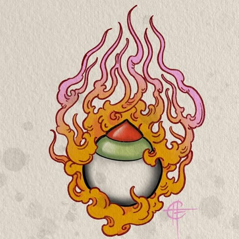 Flamin hojus! I’ve got this flaming hoju design available to tattoo @stevestontattoocompany email or call the shop to book in. #hoju #jewel… Hoju Tattoo, Traditional Japanese Tattoo Flash, Tibetan Tattoo, Soft Tattoo, Flame Tattoo, Ipad Painting, Canada Vancouver, Flame Tattoos, Japan Tattoo Design