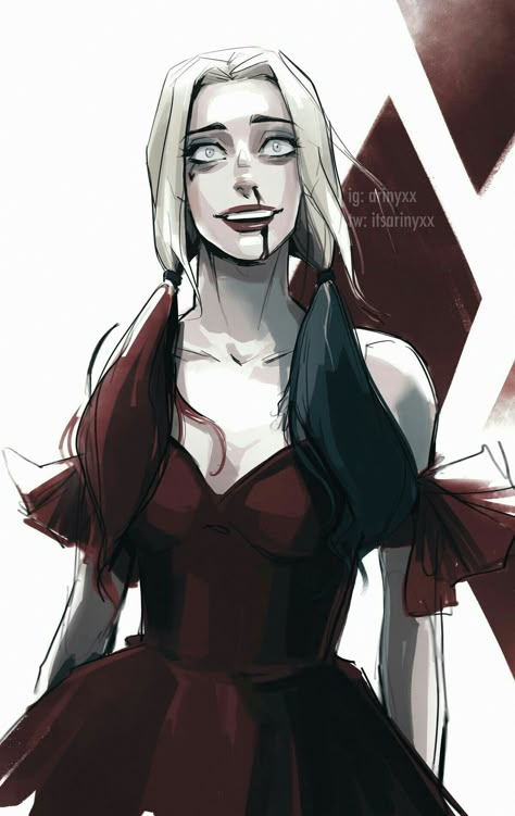 Harley Ivy, Harley Quinn Drawing, Harley Quinn Artwork, Harley Quinn Comic, Harleen Quinzel, Portraits Art, Harley Quinn Art, Dc Comics Artwork, Joker And Harley Quinn