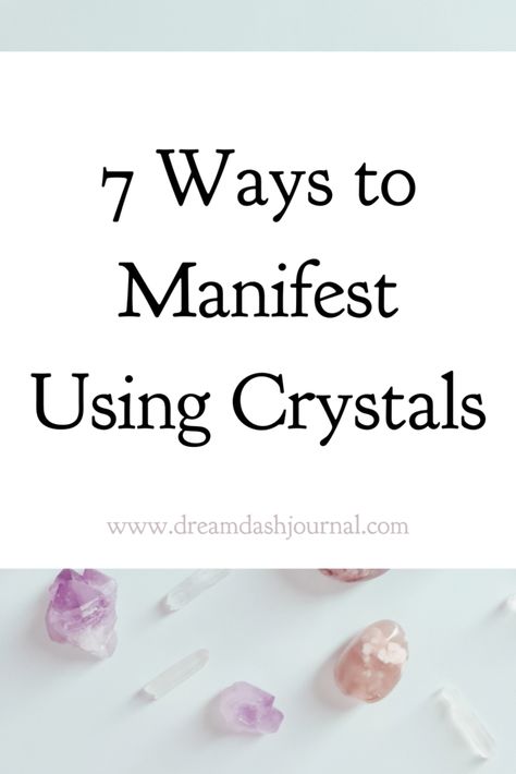 manifesting with crystals Manifestation With Crystals, How To Manifest With Crystals, Crystal Powers Magic, Crystals Manifesting, Crystal Manifestation, Crystal Journal, Witchy Items, Manifesting Techniques, Manifestation Spirituality