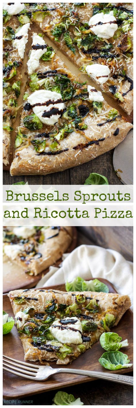 American Pizza, Ricotta Pizza, Burger Sandwich, Sprouts Recipes, Appetizer Party, Pizza Bianca, Meatless Recipes, Fun Kitchen, Vegetarian Pizza