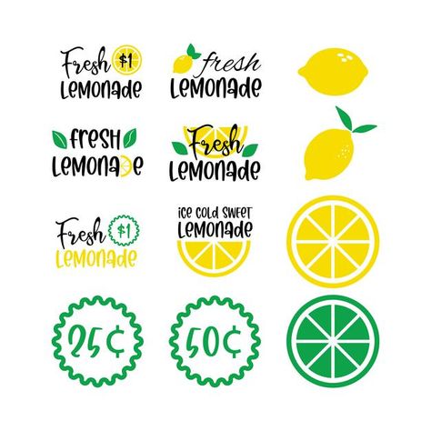 Lemonade Menu, Lemon Vector, Kids Lemonade Stands, Kids Lemonade, Juice Menu, Healthy Restaurant Food, Organic Smoothies, Coffee Shop Menu, Fresh Squeezed Lemonade