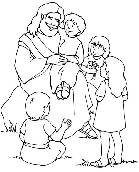 Jesus Loves Me, : Jesus Love Me and the Other Children too Coloring Page Jesus Is My Friend, Jesus Coloring Pages, Sunday School Coloring Pages, Bible Story Crafts, Preschool Bible, School Coloring Pages, Bible School Crafts, Bible Coloring Pages, Sunday School Activities