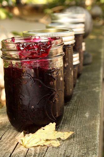 We Sure Can's Vanilla Blueberry Jam Blueberry Vanilla Jam Recipe, Blueberry Vanilla Jam, Freezer Jams, Jam Ideas, Vanilla Jam, Canning Kitchen, Canned Blueberries, Food Preserving, Can Jam