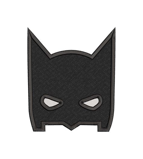 Batman Head Fill Machine Embroidery Design - Instant Download Batman Embroidery Designs, Batman Embroidery, Marshall Paw Patrol, Star Wars Yoda, Minnie Mouse Ears, Applique Embroidery Designs, Star Stitch, Monster Cookies, Machine Embroidery Design