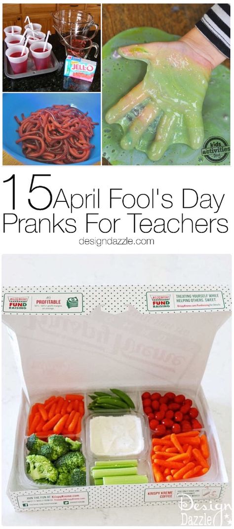 Your class will think you’re the absolutely coolest teacher ever if you play any of these 15 fantastic April Fools Day pranks on them! | Design Dazzle Pranks On Teachers, Pranks For Teachers, April Fools Tricks, April Fools Day Pranks, Funny April Fools Pranks, April Fools Day Jokes, School Pranks, Best April Fools, April Fool's Prank