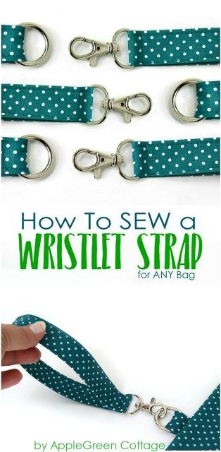 Diy Sy, Wrist Lanyard, Trendy Sewing, Sewing Tutorials Free, Beginner Sewing Projects Easy, Wallet Pattern, Wristlet Keychain, Bags Tutorial, Sewing Projects For Beginners