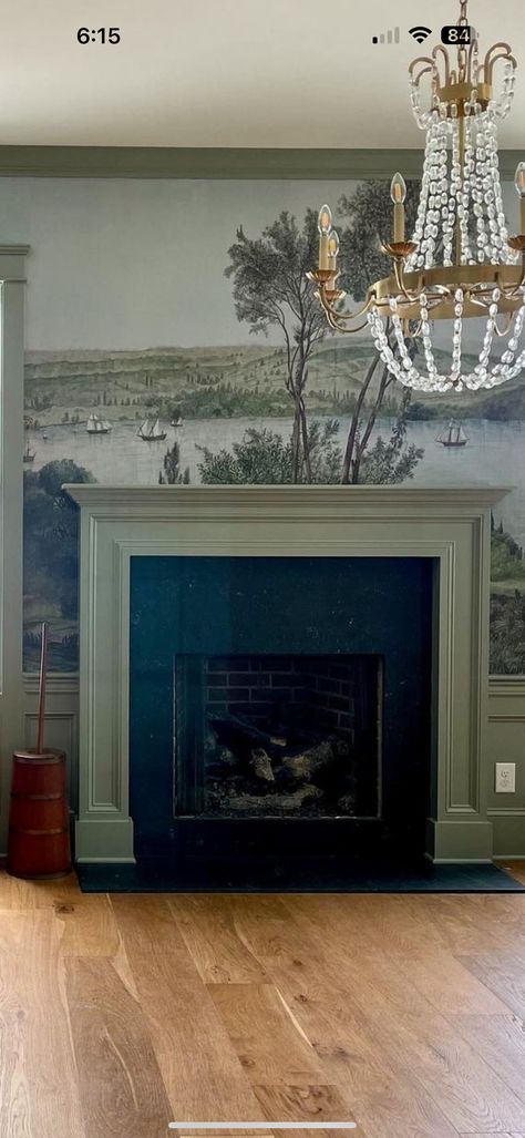 Painted Mantle, Painted Fireplace, Paint Fireplace, Fireplace Makeover, Dream Decor, Fixer Upper, Decoupage, Fireplace, Design Inspiration