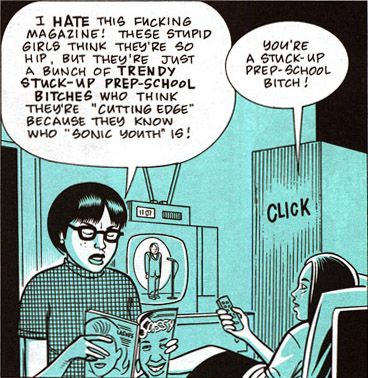 Ghost World Comic, Daniel Clowes, Thora Birch, Ghost World, Sonic Youth, Girl Thinking, Comic Book Characters, Vintage Comics, Superhero Comic