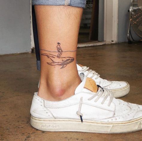 Inner Calf Tattoo, Anatomical Diagram, Inner Ankle Tattoos, Calf Tattoo Ideas, Surf Tattoo, Places For Tattoos, Cuff Tattoo, Tattoo Process, Tattoo Patterns