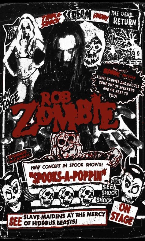 Punk Bands Posters, Zombie Wallpaper, Grunge Posters, Goth Bands, Horror Punk, Punk Poster, Rock Band Posters, Cafe Garden, Retro Tin Signs