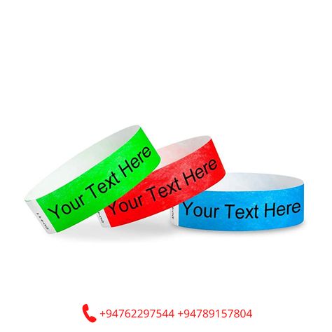 Paper wristbands for events Call or Whatsap 0762297544 0789157804 Wristbands, Sri Lanka, Band