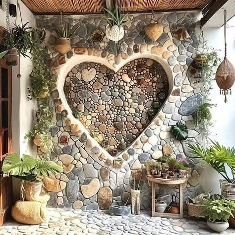 Deco Nature, Have Inspiration, Outdoor Decor Backyard, Boho Chic Decor, Dream House Decor, Rock Garden, Backyard Landscaping Designs, Outdoor Projects, Dream Garden