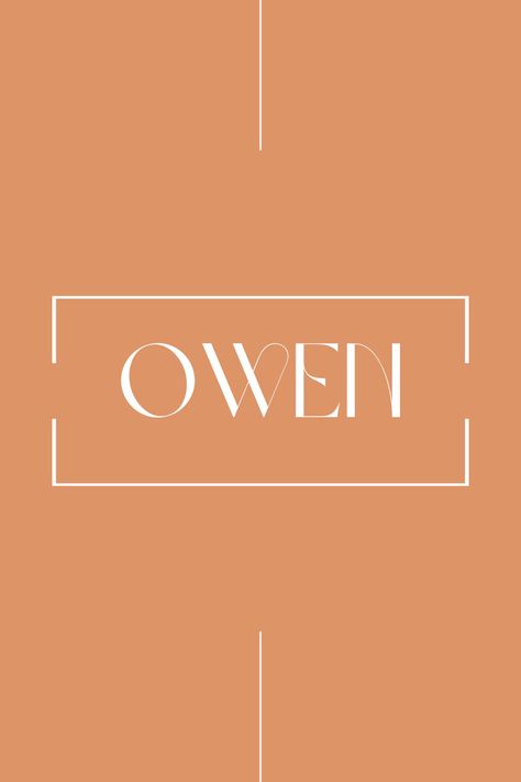 Pin by Kylee ✨ Owen Name Sign, Name Idea