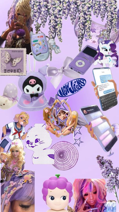 Gyaru, purple, Mlp, Newjeans, Wallpapers, Purple